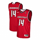 Louisville Cardinals 14 Anas Mahmoud Red College Basketball Jersey Dzhi,baseball caps,new era cap wholesale,wholesale hats