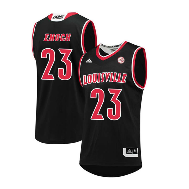 Louisville Cardinals 23 Steven Enoch Black College Basketball Jersey Dzhi,We sell and wholesale Louisville Cardinals 23 Steven Enoch Black College Basketball Jersey Dzhi on line form chian!