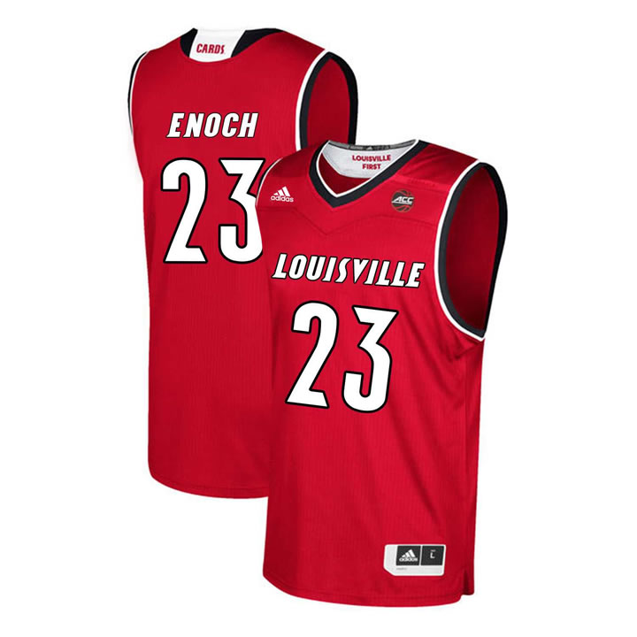 Louisville Cardinals 23 Steven Enoch Red College Basketball Jersey Dzhi,We sell and wholesale Louisville Cardinals 23 Steven Enoch Red College Basketball Jersey Dzhi on line form chian!