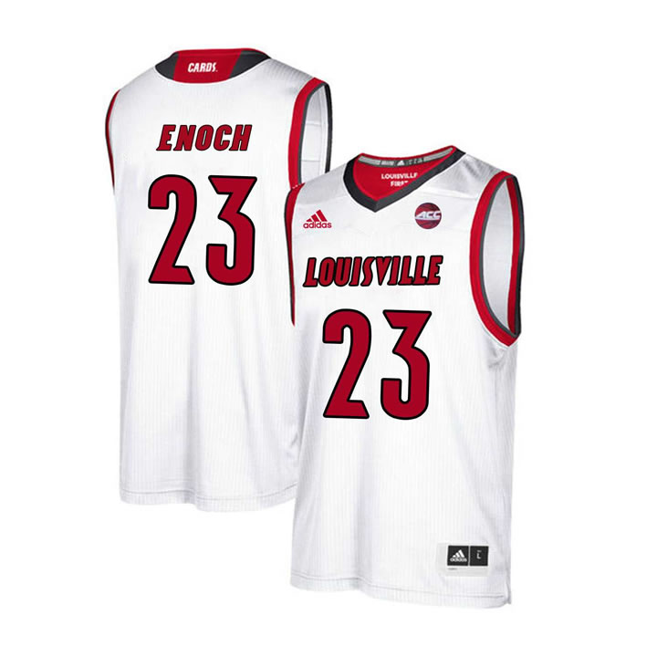 Louisville Cardinals 23 Steven Enoch White College Basketball Jersey Dzhi,We sell and wholesale Louisville Cardinals 23 Steven Enoch White College Basketball Jersey Dzhi on line form chian!