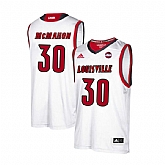 Louisville Cardinals 30 Ryan McMahon White College Basketball Jersey Dzhi,baseball caps,new era cap wholesale,wholesale hats