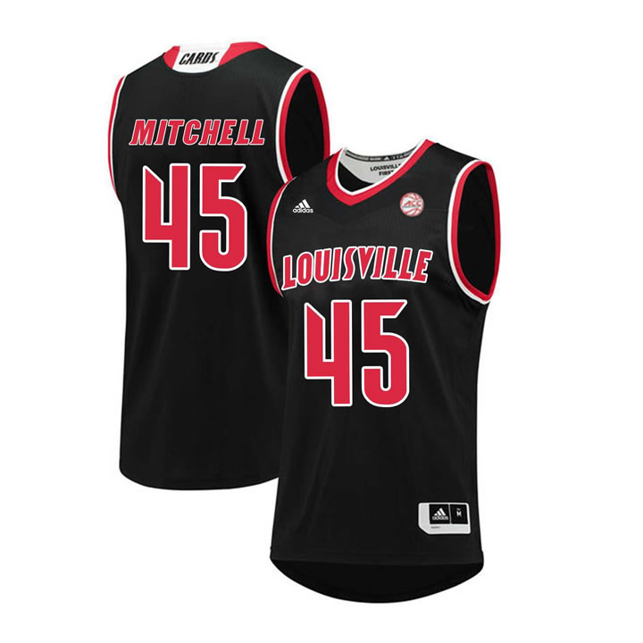 Louisville Cardinals 45 Donovan Mitchell Black College Basketball Jersey Dzhi,We sell and wholesale Louisville Cardinals 45 Donovan Mitchell Black College Basketball Jersey Dzhi on line form chian!