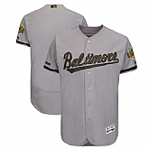 Men's Customized Orioles Any Name & Number Gray 2018 Memorial Day Flexbase Jersey,baseball caps,new era cap wholesale,wholesale hats