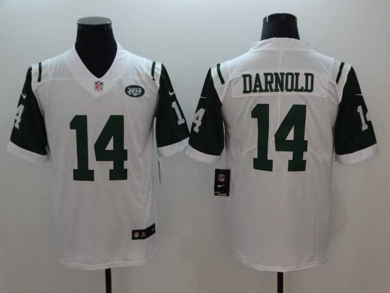 Nike Jets 14 Sam Darnold White Vapor Untouchable Player Limited Jersey,We sell and wholesale Nike Jets 14 Sam Darnold White Vapor Untouchable Player Limited Jersey on line form chian!