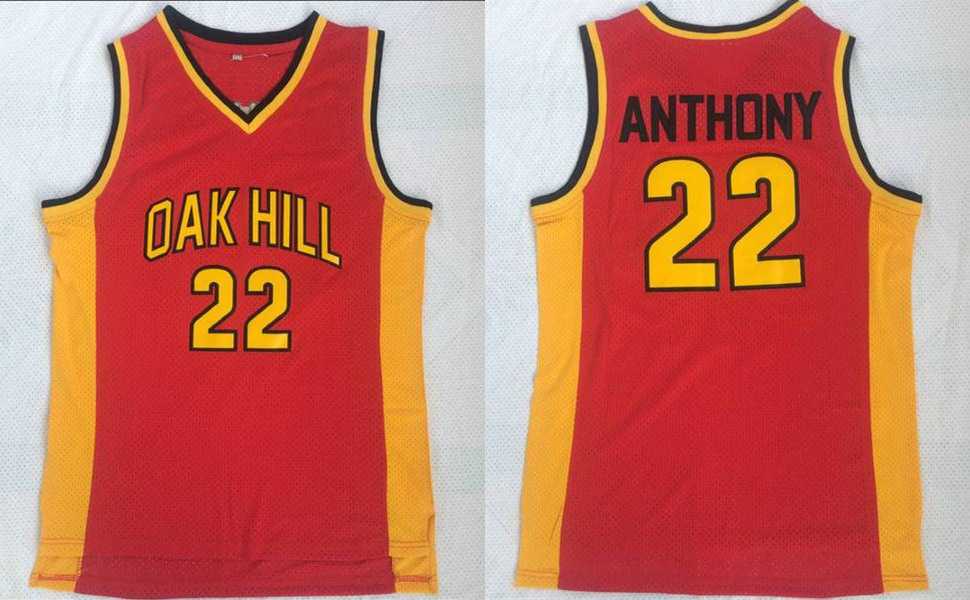 Oak Hill 22 Carmelo Anthony Red High School Basketball Stitched NBA Jersey,We sell and wholesale Oak Hill 22 Carmelo Anthony Red High School Basketball Stitched NBA Jersey on line form chian!