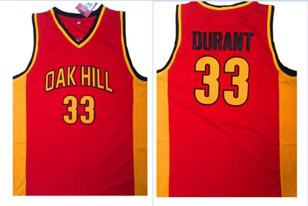 Oak Hill 33 Kevin Durant Red High School Basketball Stitched NBA Jersey,We sell and wholesale Oak Hill 33 Kevin Durant Red High School Basketball Stitched NBA Jersey on line form chian!