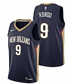 Pelicans 9 Rajon Rondo Navy Nike Swingman Jersey Dzhi,baseball caps,new era cap wholesale,wholesale hats