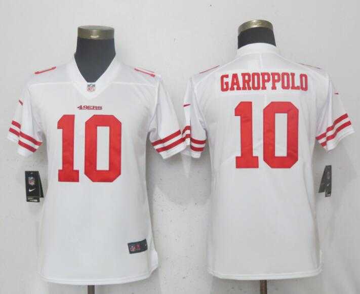 Women Nike 49ers 10 Jimmy Garoppolo White Vapor Untouchable Player Limited Jersey,We sell and wholesale Women Nike 49ers 10 Jimmy Garoppolo White Vapor Untouchable Player Limited Jersey on line form chian!