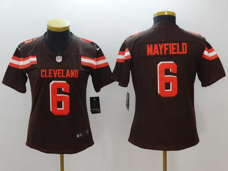 Women Nike Browns 6 Baker Mayfield Brown Vapor Untouchable Limited Jersey,We sell and wholesale Women Nike Browns 6 Baker Mayfield Brown Vapor Untouchable Limited Jersey on line form chian!