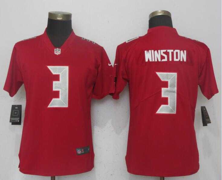 Women Nike Buccaneers 3 Jameis Winston Red Color Rush Limited Jersey,We sell and wholesale Women Nike Buccaneers 3 Jameis Winston Red Color Rush Limited Jersey on line form chian!