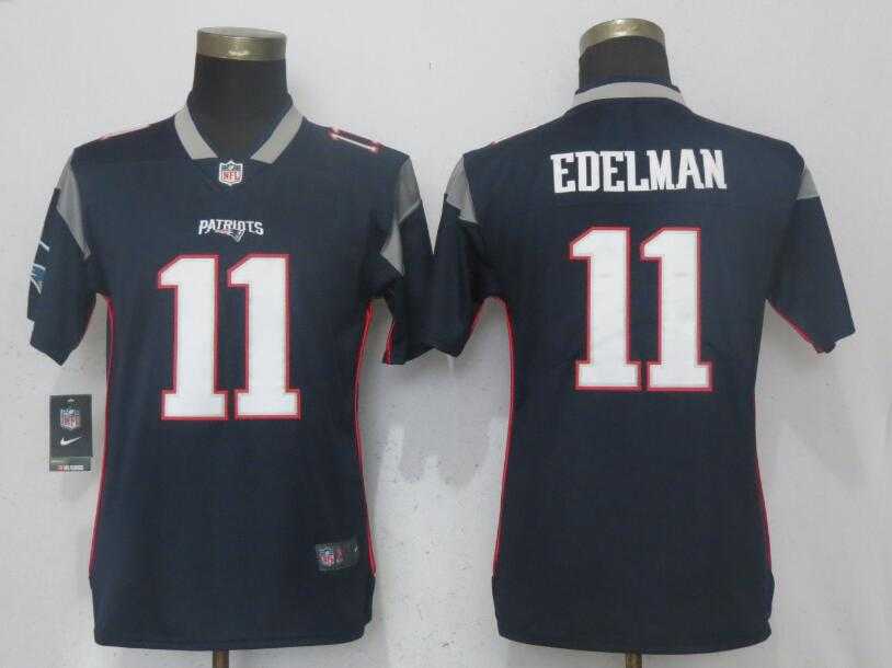 Women Nike Patriots 11 Julian Edelman Navy Vapor Untouchable Player Limited Jersey,We sell and wholesale Women Nike Patriots 11 Julian Edelman Navy Vapor Untouchable Player Limited Jersey on line form chian!