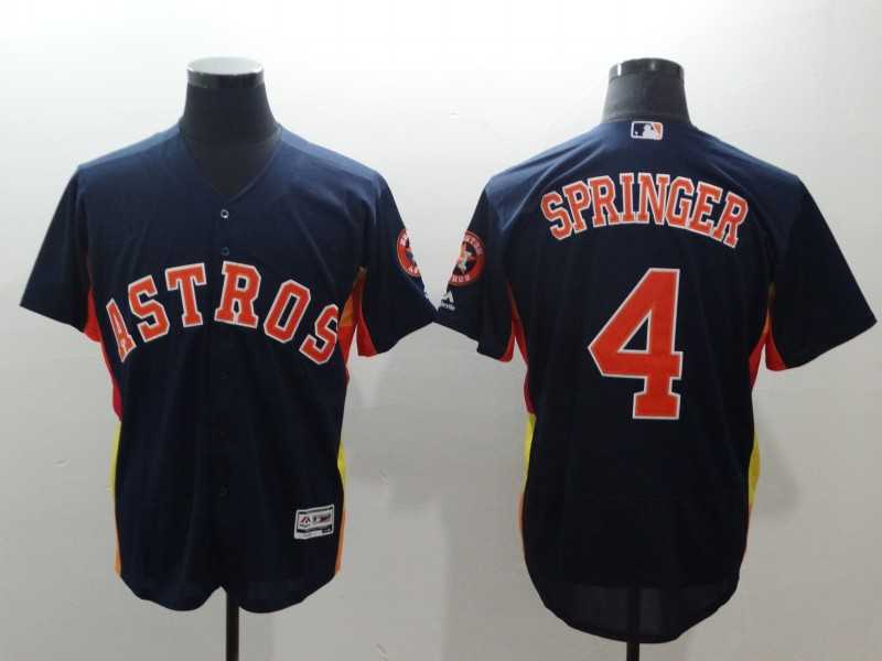 Astros 4 George Springer Navy Flexbase Baseball Jerseys,We sell and wholesale Astros 4 George Springer Navy Flexbase Baseball Jerseys on line form chian!