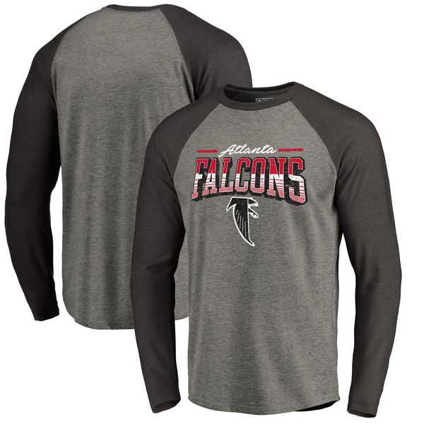 Atlanta Falcons NFL Pro Line by Fanatics Branded Throwback Collection Season Ticket Long Sleeve Tri-Blend Raglan T-Shirt - Heathered Gray Black,We sell and wholesale Atlanta Falcons NFL Pro Line by Fanatics Branded Throwback Collection Season Ticket Long Sleeve Tri-Blend Raglan T-Shirt - Heathered Gray Black on line form chian!