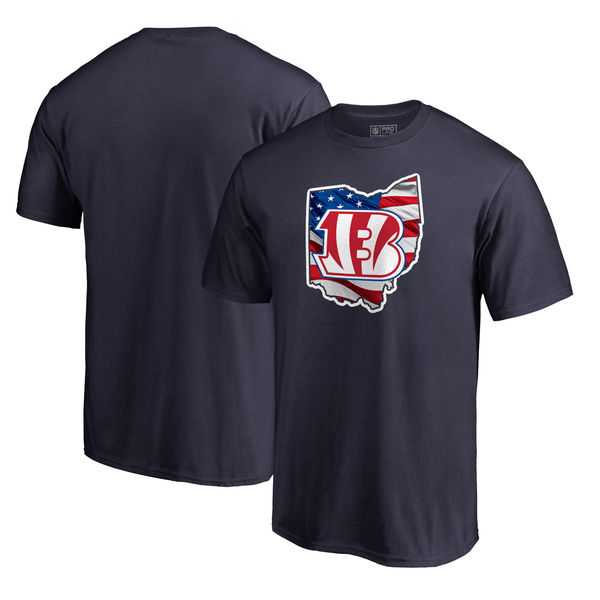 Cincinnati Bengals Navy NFL Pro Line by Fanatics Branded Banner State T Shirt,We sell and wholesale Cincinnati Bengals Navy NFL Pro Line by Fanatics Branded Banner State T Shirt on line form chian!