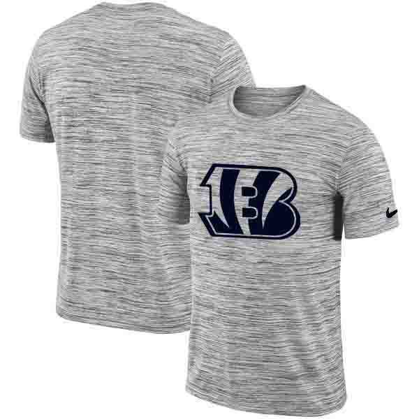 Cincinnati Bengals Nike Heathered Black Sideline Legend Velocity Travel Performance T-Shirt,We sell and wholesale Cincinnati Bengals Nike Heathered Black Sideline Legend Velocity Travel Performance T-Shirt on line form chian!