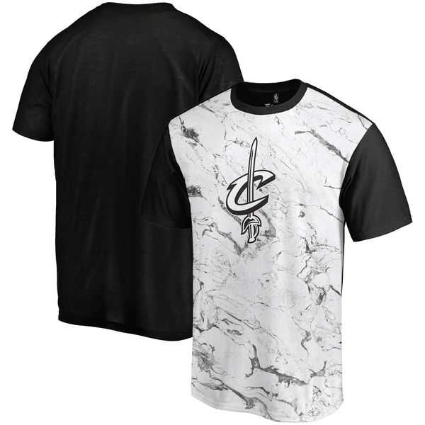Cleveland Cavaliers Marble Sublimated T Shirt White Black,We sell and wholesale Cleveland Cavaliers Marble Sublimated T Shirt White Black on line form chian!