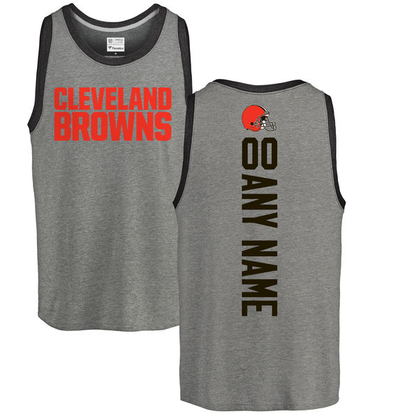 Customized Men's Cleveland Browns NFL Pro Line by Fanatics Branded Personalized Backer Tri-Blend Tank Top - Ash,We sell and wholesale Customized Men's Cleveland Browns NFL Pro Line by Fanatics Branded Personalized Backer Tri-Blend Tank Top - Ash on line form chian!