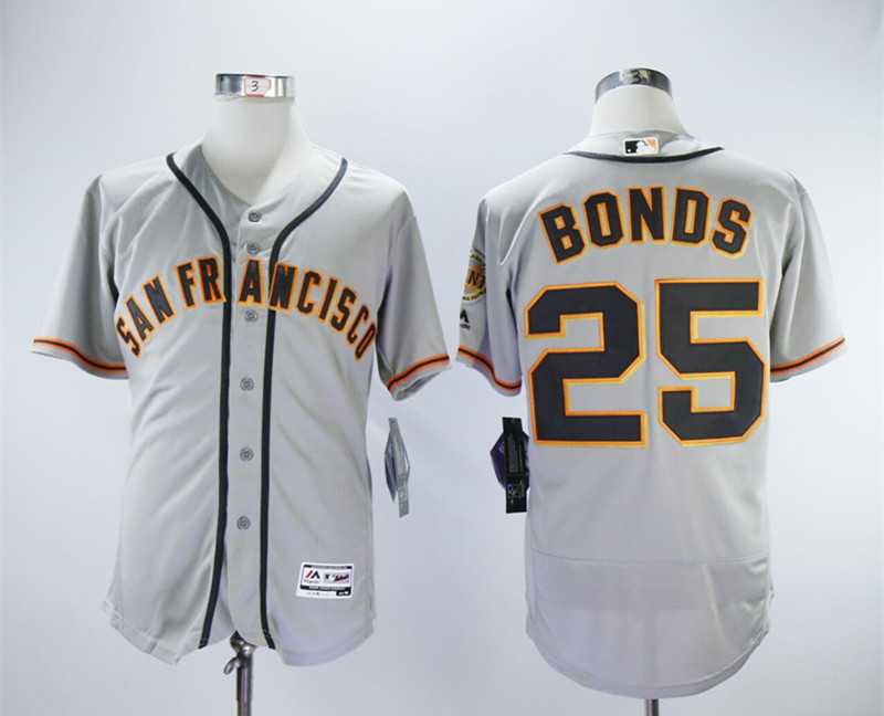 Giants 25 Barry Bonds Gray Flexbase Baseball Jerseys,We sell and wholesale Giants 25 Barry Bonds Gray Flexbase Baseball Jerseys on line form chian!
