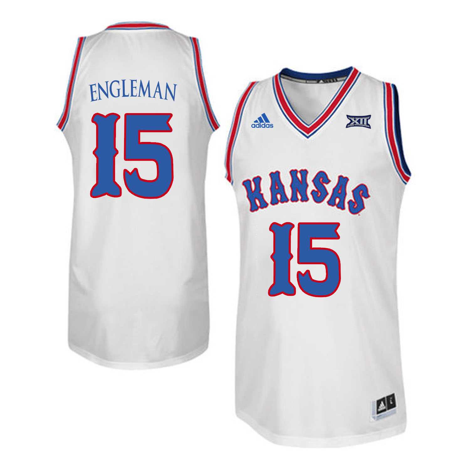 Kansas Jayhawks 15 Howard Engleman White Throwback College Basketball Jersey Dzhi,We sell and wholesale Kansas Jayhawks 15 Howard Engleman White Throwback College Basketball Jersey Dzhi on line form chian!