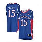 Kansas Jayhawks 15 Mario Chalmers Blue Throwback College Basketball Jersey Dzhi,baseball caps,new era cap wholesale,wholesale hats