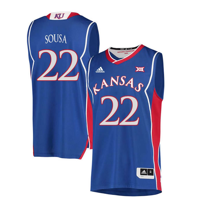 Kansas Jayhawks 22 Silvio De Sousa Blue Throwback College Basketball Jersey Dzhi,We sell and wholesale Kansas Jayhawks 22 Silvio De Sousa Blue Throwback College Basketball Jersey Dzhi on line form chian!