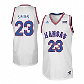Kansas Jayhawks 23 Wayne Simien White Throwback College Basketball Jersey Dzhi,baseball caps,new era cap wholesale,wholesale hats