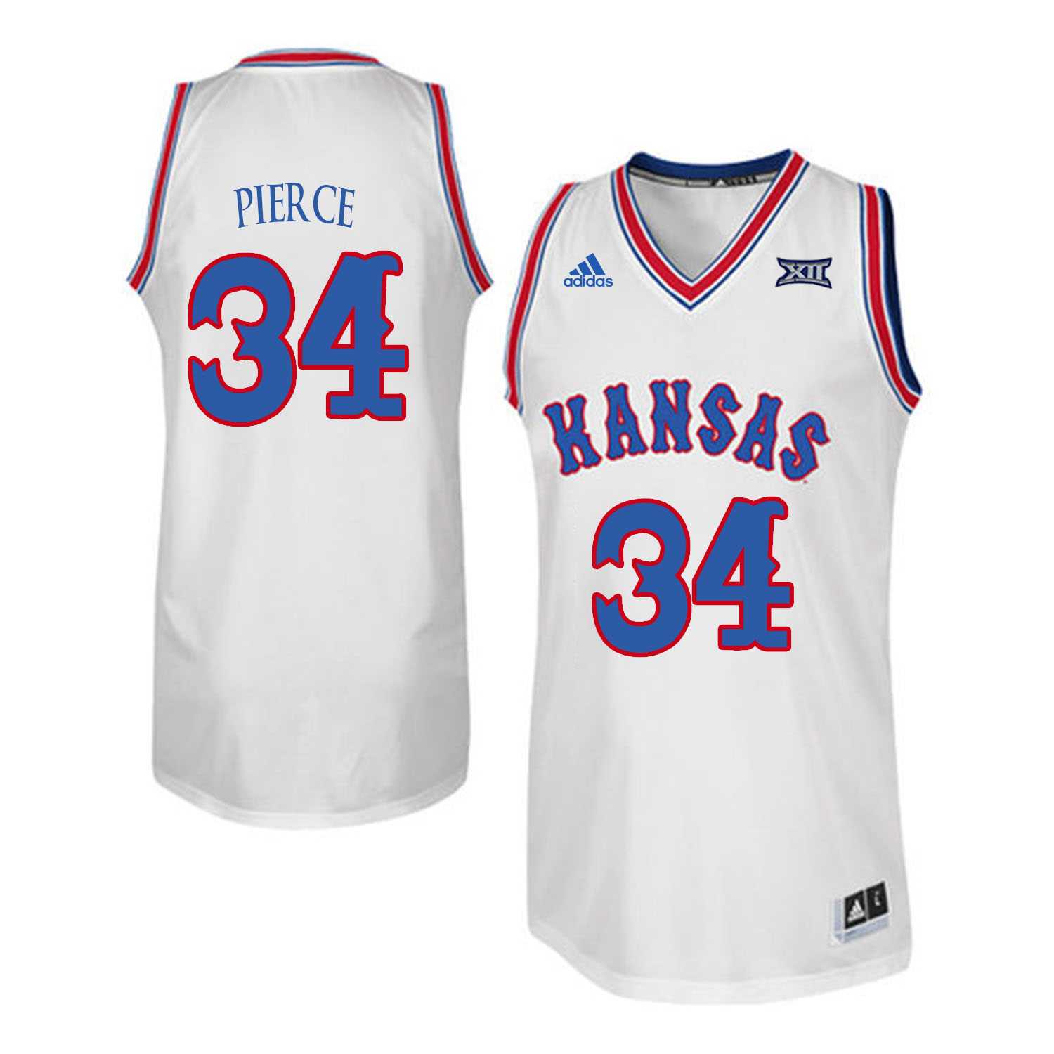 Kansas Jayhawks 34 Paul Pierce White Throwback College Basketball Jersey Dzhi,We sell and wholesale Kansas Jayhawks 34 Paul Pierce White Throwback College Basketball Jersey Dzhi on line form chian!