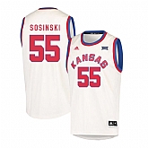 Kansas Jayhawks 55 Jame Sosinski Cream Throwback College Basketball Jersey Dzhi,baseball caps,new era cap wholesale,wholesale hats