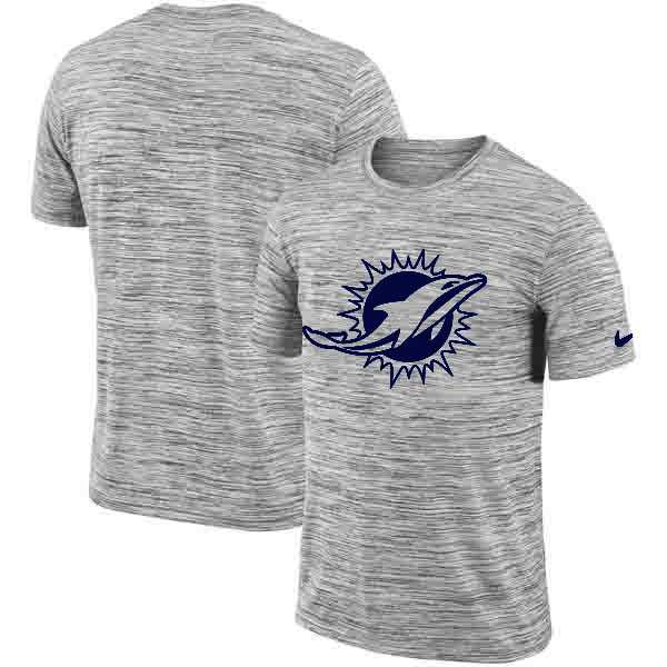 Miami Dolphins Nike Heathered Black Sideline Legend Velocity Travel Performance T-Shirt,We sell and wholesale Miami Dolphins Nike Heathered Black Sideline Legend Velocity Travel Performance T-Shirt on line form chian!