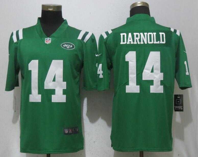 Nike Jets 14 Sam Darnold Green Color Rush Limited Jersey,We sell and wholesale Nike Jets 14 Sam Darnold Green Color Rush Limited Jersey on line form chian!