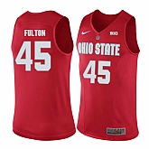 Ohio State Buckeyes 45 Connor Fulton Red College Basketball Jersey Dzhi,baseball caps,new era cap wholesale,wholesale hats