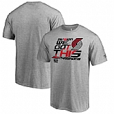 Portland Trail Blazers Fanatics Branded 2018 NBA Northwest Division Champions Locker Room T-Shirt Heather Gray