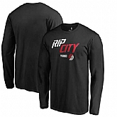 Portland Trail Blazers Fanatics Branded 2018 NBA Playoffs Slogan Long Sleeve T-Shirt Black,baseball caps,new era cap wholesale,wholesale hats