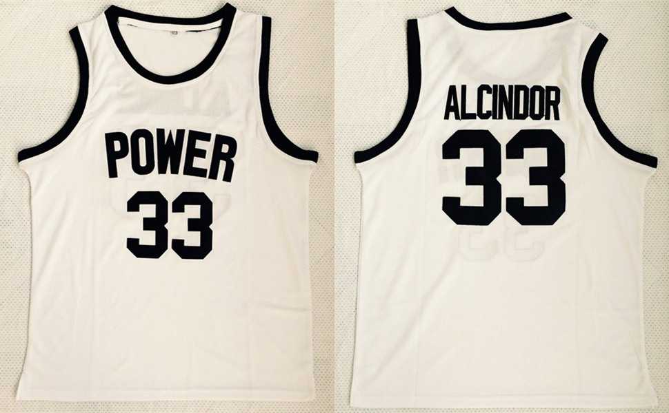 Power Memorial High School 33 Kareem Abdul Jabbar White Basketball Stitched NBA Jersey,We sell and wholesale Power Memorial High School 33 Kareem Abdul Jabbar White Basketball Stitched NBA Jersey on line form chian!