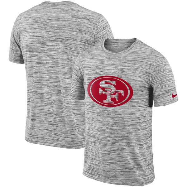 San Francisco 49ers Nike Heathered Black Sideline Legend Velocity Travel Performance T-Shirt,We sell and wholesale San Francisco 49ers Nike Heathered Black Sideline Legend Velocity Travel Performance T-Shirt on line form chian!