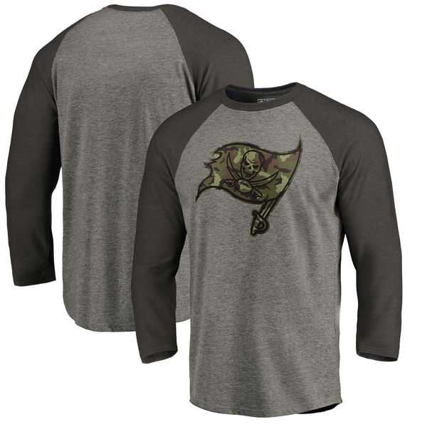 Tampa Bay Buccaneers NFL Pro Line by Fanatics Branded Black Gray Tri Blend 34 Sleeve T-Shirt,We sell and wholesale Tampa Bay Buccaneers NFL Pro Line by Fanatics Branded Black Gray Tri Blend 34 Sleeve T-Shirt on line form chian!