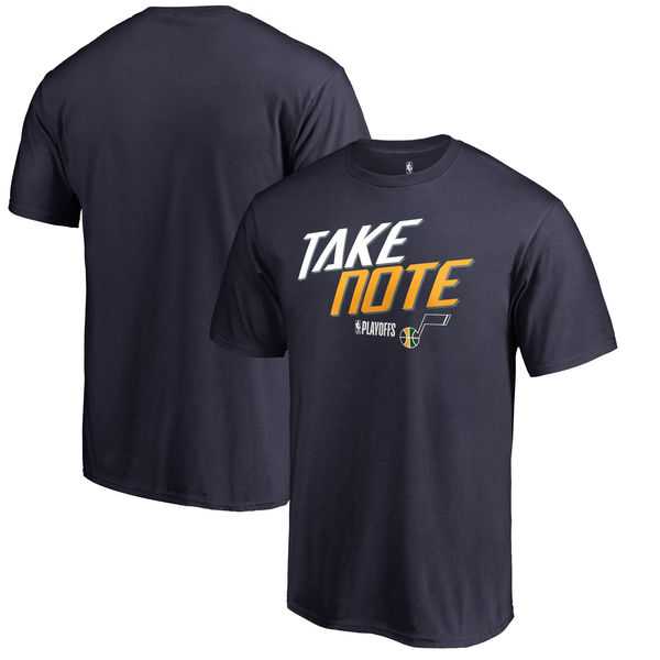 Utah Jazz Fanatics Branded 2018 NBA Playoffs Slogan T-Shirt Navy,We sell and wholesale Utah Jazz Fanatics Branded 2018 NBA Playoffs Slogan T-Shirt Navy on line form chian!