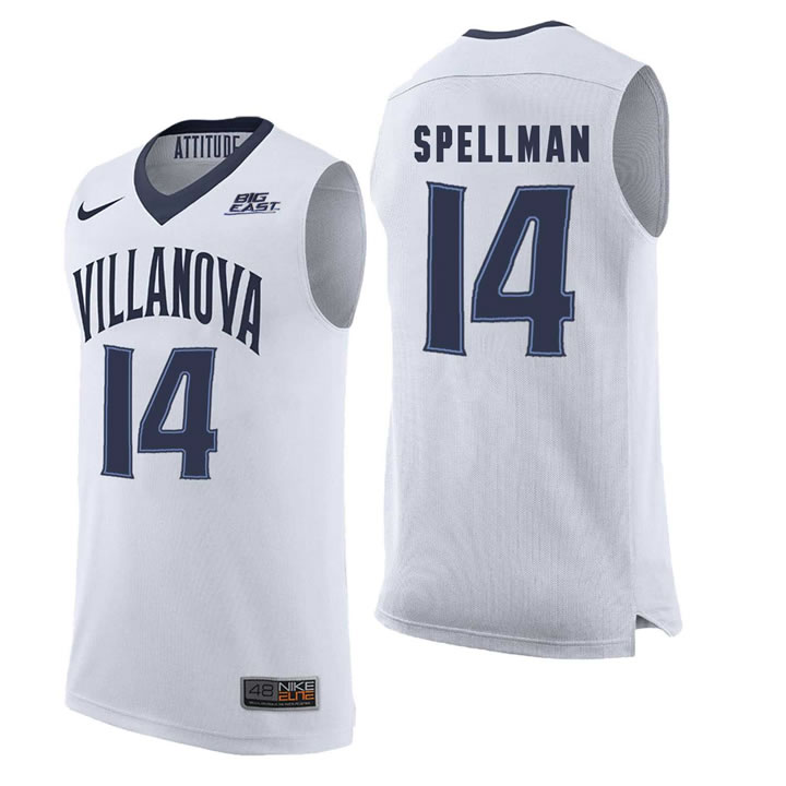 Villanova Wildcats 14 Omari Spellman White College Basketball Elite Jersey Dzhi,We sell and wholesale Villanova Wildcats 14 Omari Spellman White College Basketball Elite Jersey Dzhi on line form chian!
