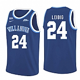 Villanova Wildcats 24 Tom Leibig Blue College Basketball Jersey Dzhi,baseball caps,new era cap wholesale,wholesale hats