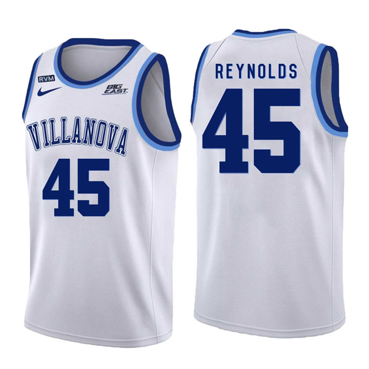 Villanova Wildcats 45 Darryl Reynolds White College Basketball Jersey Dzhi,We sell and wholesale Villanova Wildcats 45 Darryl Reynolds White College Basketball Jersey Dzhi on line form chian!