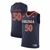 Virginia Cavaliers 50 Ralph Sampson Navy College Basketball Jersey Dzhi,baseball caps,new era cap wholesale,wholesale hats