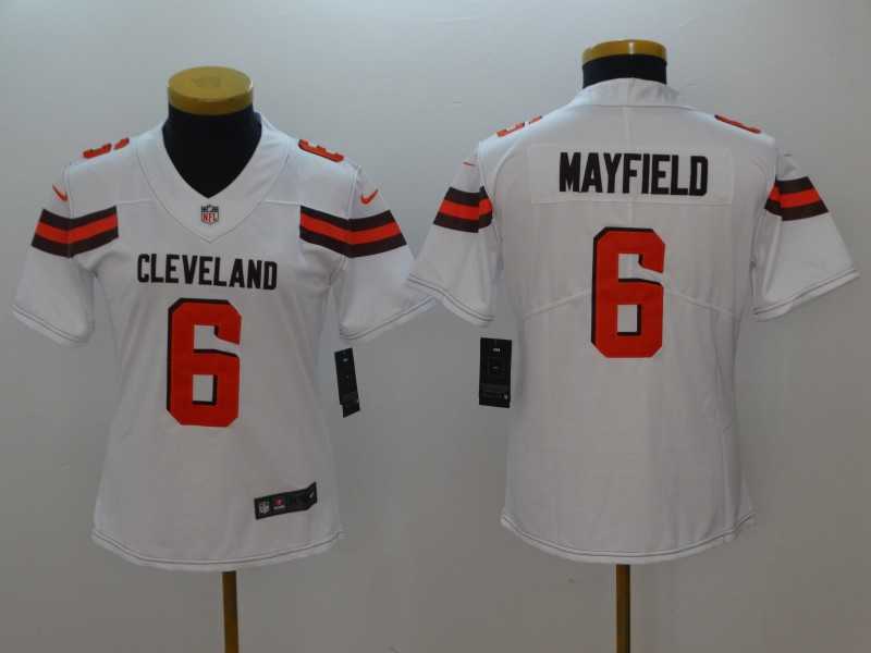 Women Nike Browns 6 Baker Mayfield White New Vapor Untouchable Player Limited Jersey,We sell and wholesale Women Nike Browns 6 Baker Mayfield White New Vapor Untouchable Player Limited Jersey on line form chian!