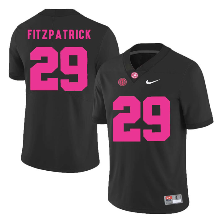 Alabama Crimson Tide 29 Minkah Fitzpatrick Black 2018 Breast Cancer Awareness College Football Jersey DingZhi,We sell and wholesale Alabama Crimson Tide 29 Minkah Fitzpatrick Black 2018 Breast Cancer Awareness College Football Jersey DingZhi on line form chian!