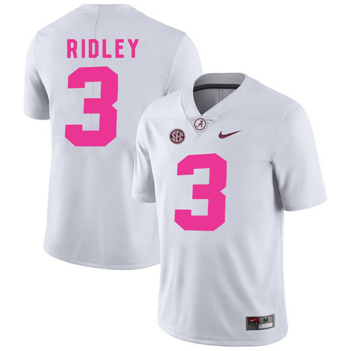 Alabama Crimson Tide 3 Calvin Ridley White 2018 Breast Cancer Awareness College Football Jersey DingZhi,We sell and wholesale Alabama Crimson Tide 3 Calvin Ridley White 2018 Breast Cancer Awareness College Football Jersey DingZhi on line form chian!
