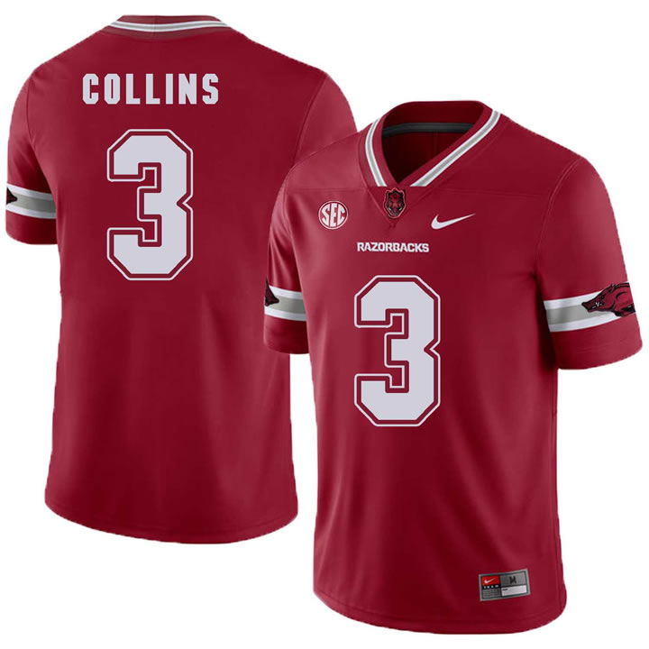 Arkansas Razorbacks 3 Alex Collins Red College Football Jersey DingZhi,We sell and wholesale Arkansas Razorbacks 3 Alex Collins Red College Football Jersey DingZhi on line form chian!