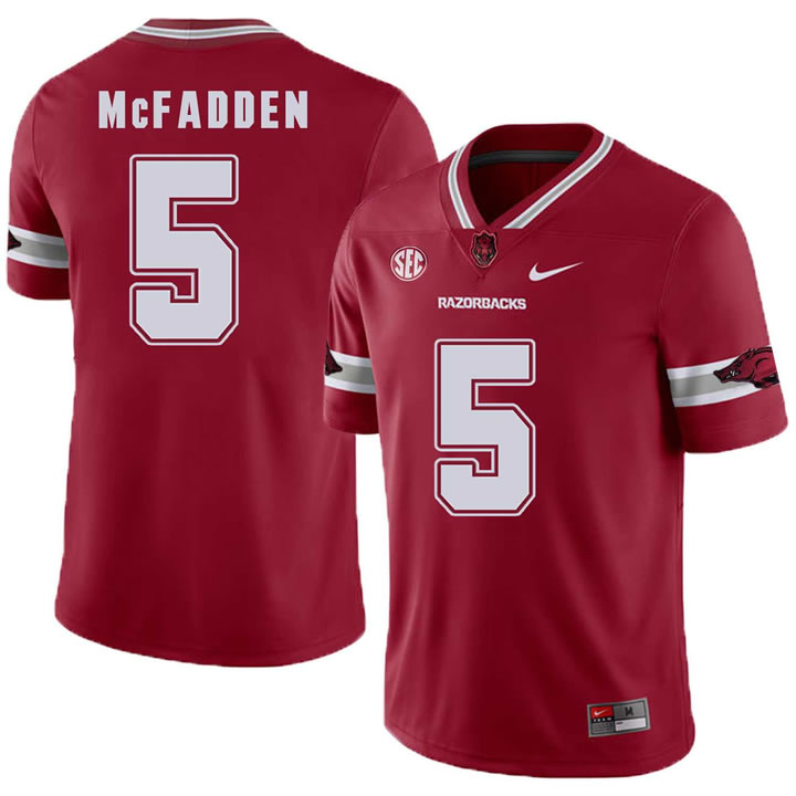 Arkansas Razorbacks 5 Jeremiah McFadden Red College Football Jersey DingZhi,We sell and wholesale Arkansas Razorbacks 5 Jeremiah McFadden Red College Football Jersey DingZhi on line form chian!