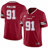 Arkansas Razorbacks 91 Darius Philon Red College Football Jersey DingZhi,baseball caps,new era cap wholesale,wholesale hats