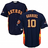 Astros 10 Yuli Gurriel Navy 2018 Gold Program Cool Base Jersey Dzhi,baseball caps,new era cap wholesale,wholesale hats