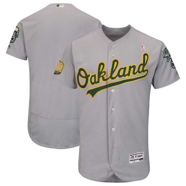 Athletics Blank Gray 2018 Mother's Day Flexbase Jersey Dzhi,We sell and wholesale Athletics Blank Gray 2018 Mother's Day Flexbase Jersey Dzhi on line form chian!