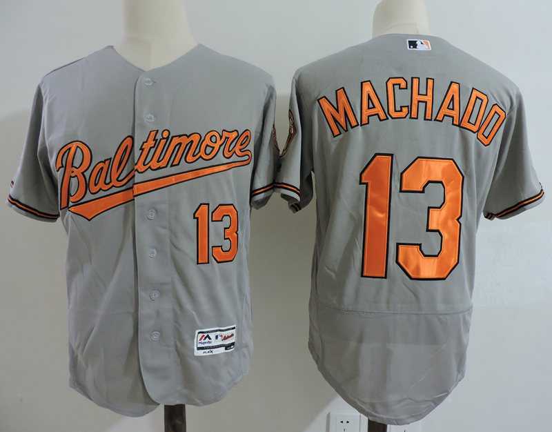 Baltimore Orioles #13 Manny Machado Gray Flexbase Player Stitched Jersey Dzhi,We sell and wholesale Baltimore Orioles #13 Manny Machado Gray Flexbase Player Stitched Jersey Dzhi on line form chian!
